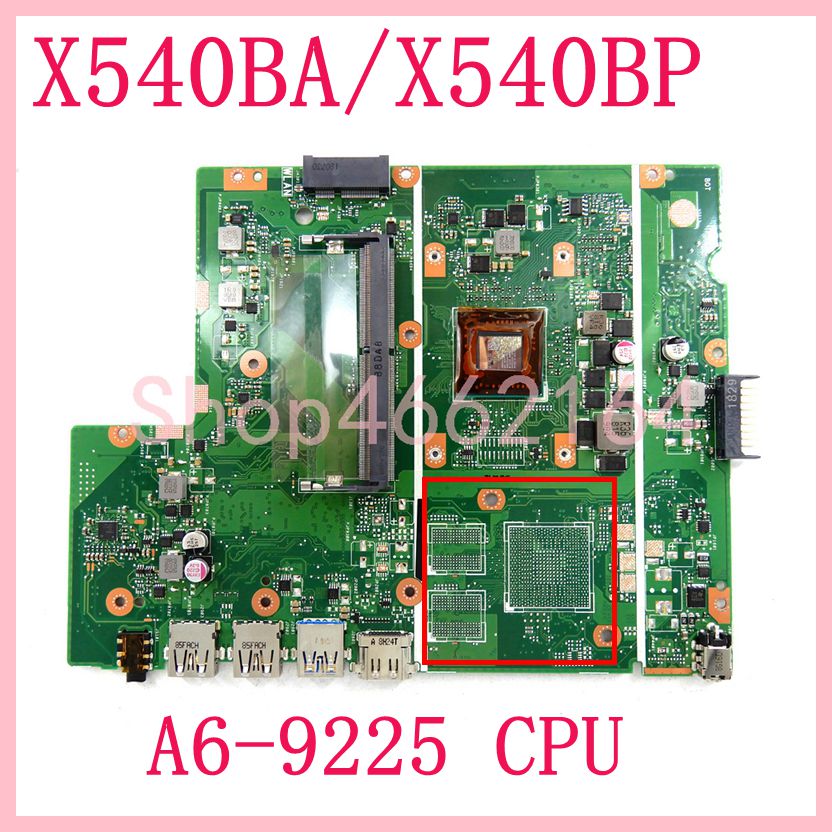 A6-9225 CPU Ʈ κ, X540BA, ASUS X540BP X5..